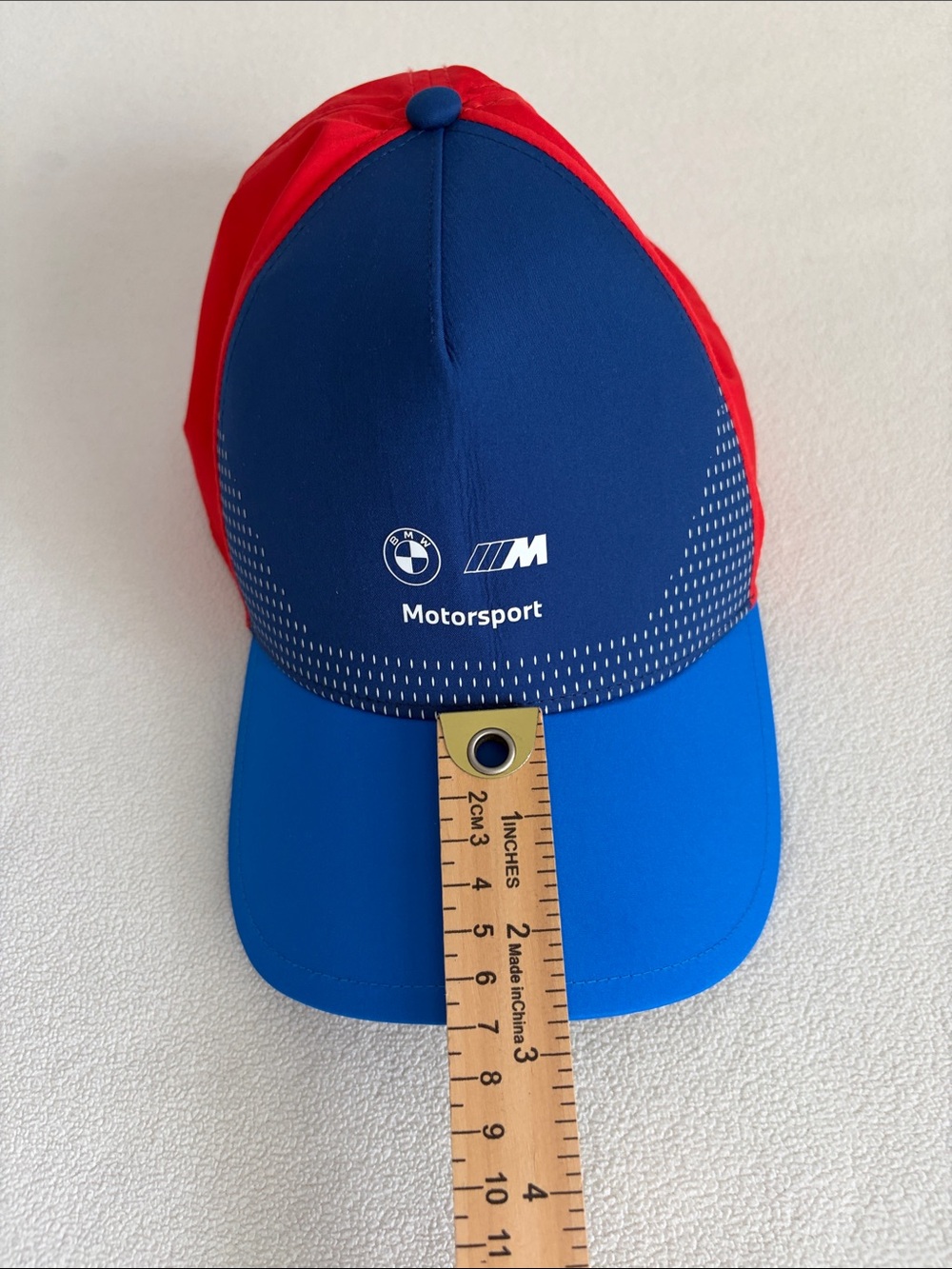 BMW Motorsport Men's Blue & Red Performance Cap - Picture 3 of 7
